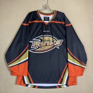 Bauer Team Jersey Mens Small Multicolor The Rinks Ice‎ Hockey Oversized Shirt